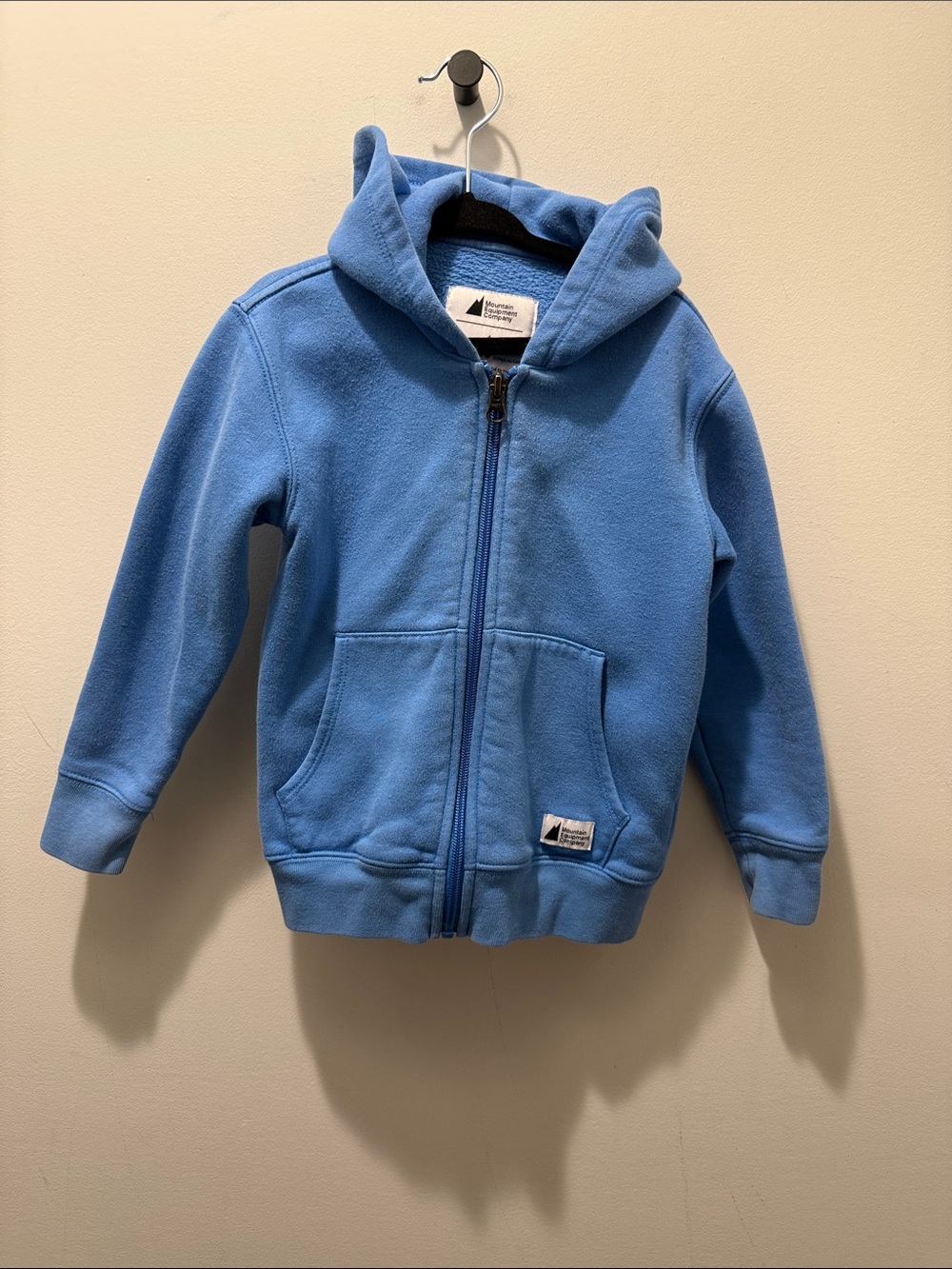 MEC blue full zip hoodie in size 4